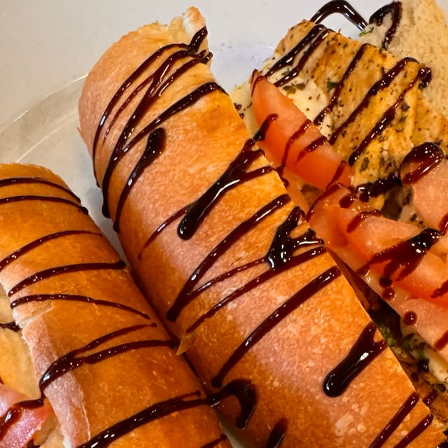 Chicken & Mozzarella Hero.