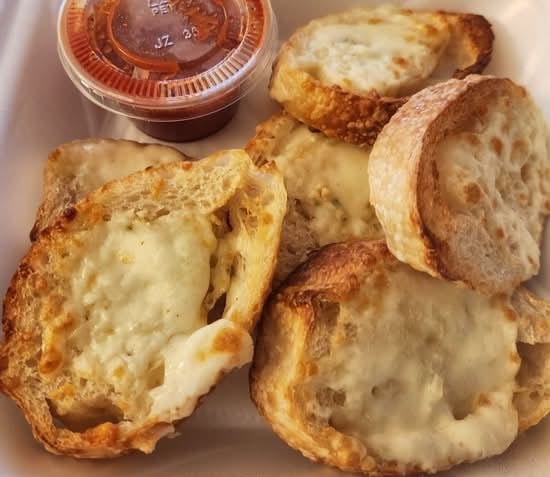 FULL TRAY GARLIC CHEESE BREAD.