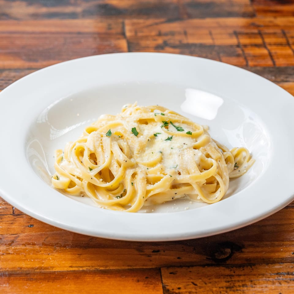 Fettuccine Alfredo at Our Restaurant
